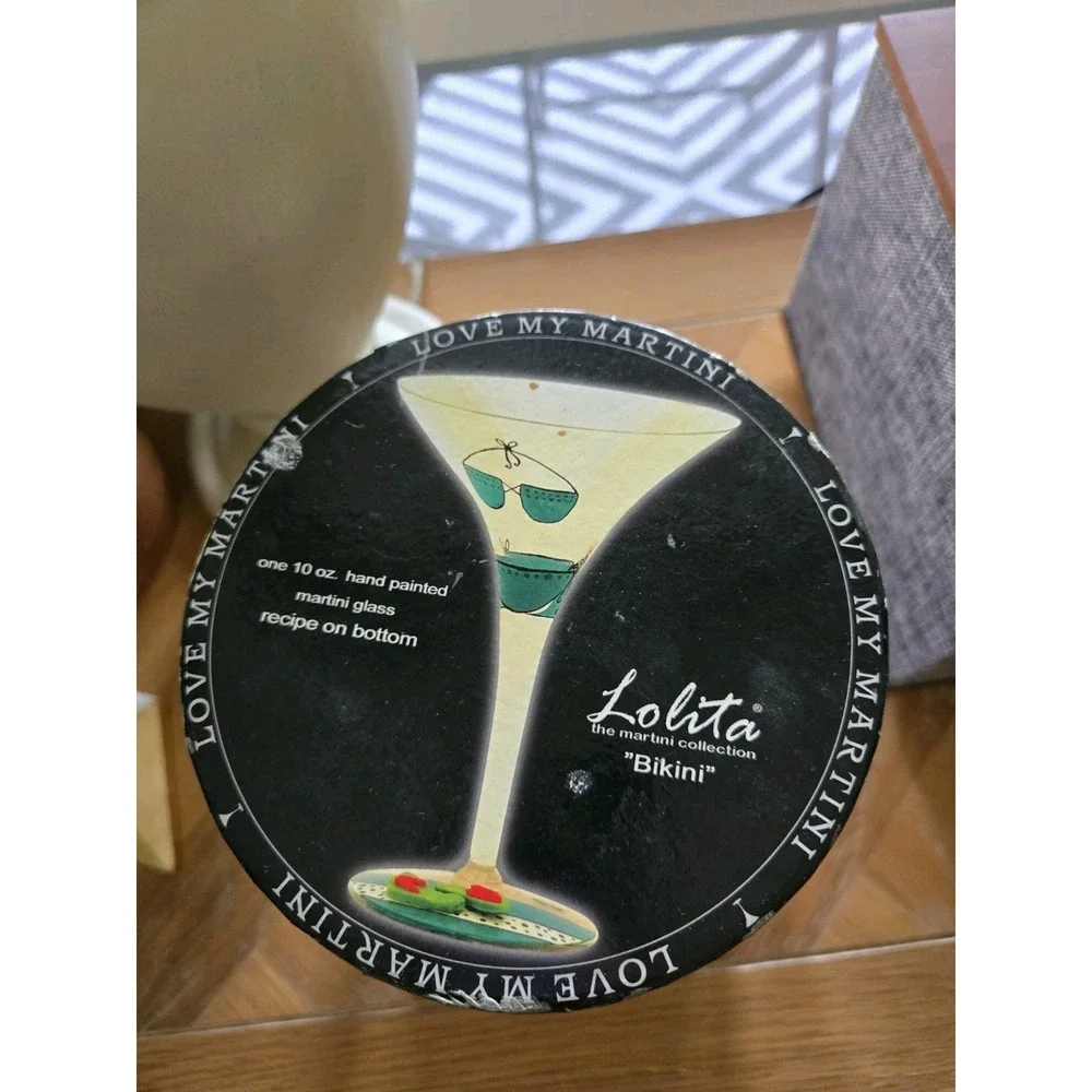 Lolita Santa Barbara Love My Martini Glass 